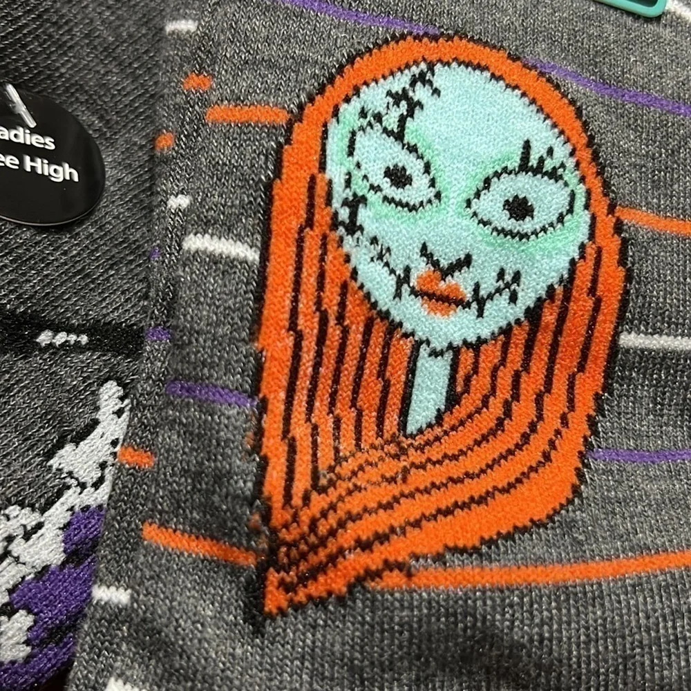 Disneys Tim Burtons The Nightmare Before Christmas Womens Socks 2Pairs (Sz 4-10)